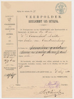 Fiscaal Stempel - Bevelschrift Veerpolder 1880 + Nota Molens - Fiscaux