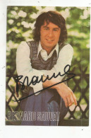 BERNARD SAUVAT CARTE AVEC AUTOGRAPHE 1974 - Sänger Und Musiker