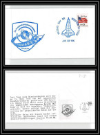2158 Espace (space Raumfahrt) Lettre (cover) Nasau Bay USA Sts-72 Endeavour Navette Shuttle 13/1/1996 Wakata Japan - Stati Uniti