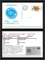 2144 Espace (space Raumfahrt) Lettre (cover Briefe) USA Sts-69 Endeavour Navette Shuttle Spartan 7/9/1995  - United States