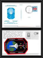 2138 Espace (space Raumfahrt) Lettre (cover) USA - STS 70 Discovery Shuttle (navette) 13/7/1995 + Stickers (autocollant) - Stati Uniti
