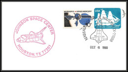 1842 Espace (space Raumfahrt) Entier Postal (Stamped Stationery) USA Start STS 41 Discovery Shuttle (navette) 6/10/1990 - Stati Uniti