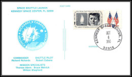 1843 Espace (space Raumfahrt) Lettre (cover Briefe) USA Start STS 41 Discovery Shuttle (navette) 6/10/1990 - Stati Uniti