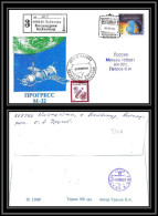 3144 Espace (space) Lettre Cover Kazakhstan Soyuz (soyouz Sojus) Progress M-32 01/08/1996 Tirage 100 Exemplaires - Asia