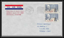 4377/ Espace (space) Lettre (cover Briefe) 23/3/1965 National Aeronautics And Space Administration Greenbelt Rouge USA - Etats-Unis