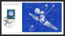 4252/ Espace Space Raumfahrt Lettre Cover Briefe Cosmos 8/9/1964 Oberth Gesellschaft Hamburg Allemagne (germany Bund) - Europe