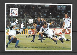 Lesotho 1994 Football World Cup - USA MS #2 MNH - 1994 – États-Unis