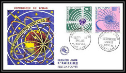 4073/ Espace Space Raumfahrt Lettre Cover Briefe Cosmos 19/9/1963 Fdc Communication Spatiales Tchad - Africa