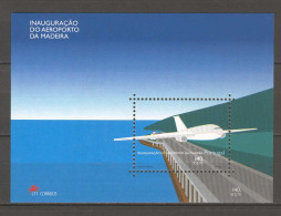 Portugal Madeira 2000 Airplanes - New Madeira Airport MS MNH - Madeira