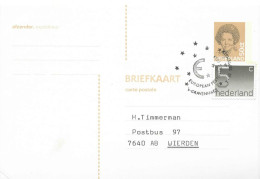 Postzegels > Europa > Nederland >briefkaart 50ct Rose Met Special Stempel (18674) - Entiers Postaux