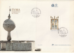 Portugal 1988, FDC Unused, UNESCO, Manueline Window Overlooking The Largo Das Portas De Moura, Évora - FDC