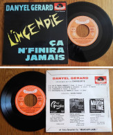 RARE EP 45t BIEM 7" DANYEL GERARD W/ Les DANGER'S «L'incendie» FRANCE, 1962 - Collectors