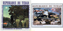36529 MNH CHAD 1968 PINTURAS DE HENRI ROUSSEAU - Tchad (1960-...)