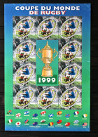 France 1999 - BF N°26 - Coupe Du Monde De Rugby - Bloc Avec Cachet à Date Très Léger. - Used