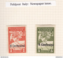 1918 FRIULI-VENETO Occ. Austriaca, Espressi N° 1/2 MLH/* - Otros & Sin Clasificación