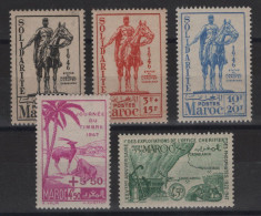 Maroc - N°241 à 245 - * Neufs Avec Trace De Charniere - Cote 9.25€ - Unused Stamps