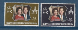 Nouvelles Hébrides - YT N° 354 Et 355 **  - Neuf Sans Charnière - 1972 - Unused Stamps