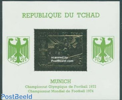 Chad 1971 Olympic Football S/s Gold, Mint NH, Sport - Football - Olympic Games - Andere & Zonder Classificatie