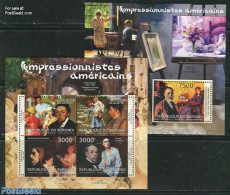 Burundi 2012 American Impressionists 2 S/s, Mint NH, Art - Modern Art (1850-present) - Paintings - Other & Unclassified
