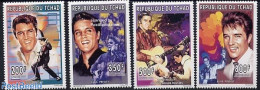 Chad 1996 Elvis Presley 4v, Mint NH, Performance Art - Music - Andere & Zonder Classificatie