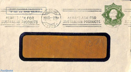 Australia 1926 Used Envelope 1 Penny, Used Postal Stationary - Cartas & Documentos