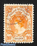 Netherlands 1905 10 Gulden, Used, Used Or CTO - Oblitérés