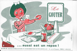 Buvard Annees  50's NEUF Le Gouter - Lebensmittel