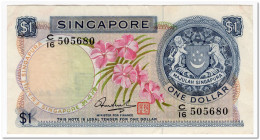 SINGAPORE,1 DOLLAR,1972,P.1d,VF+ - Singapour