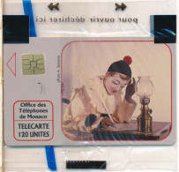 Monaco - Publiques N° Phonecote MF20a - Pierrot Ecrivain (50U SO3 NSB) - Monaco