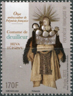 French Polynesia 2023. Traditional Mourning Costume (MNH OG) Stamp - Neufs