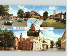 71389094 Aurich Ostfriesland Teilansichten Marktplatz Windmuehle Aurich - Aurich