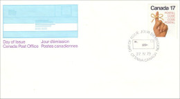 Canada Code Postal FDC Cover ( A72 161) - Zipcode
