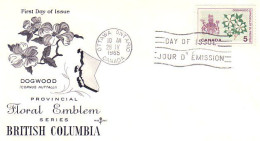 Canada Dogwood Cornouiller Du Pacifique FDC ( A70 607a) - 1961-1970