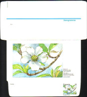Canada Floral Domestogramme 15c Pacific Dogwood Cornouiller ( A70 223b) - 1953-.... Regno Di Elizabeth II