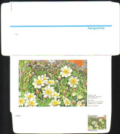 Canada Floral Domestogramme 15c Mountain Avens Dryade ( A70 220b) - 1953-.... Regno Di Elizabeth II