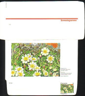 Canada Floral Domestogramme 8c Mountain Avens Dryade ( A70 208b) - 1953-.... Règne D'Elizabeth II