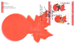 Canada Sumo 1998 Pair FDC ( A70 78) - Lotta