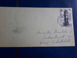 1852 Dag Van De Postzegel Met Stempel Schellebele Op Kaart - Cartas & Documentos