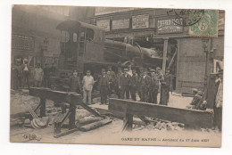 LE HAVRE  76   GARE DU HAVRE  -  ACCIDENT DU 17 JUIN 1907 - Estaciones