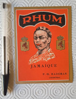 119, Etiquette Rhum Jamaique P O Rademan Courtrai - Rhum