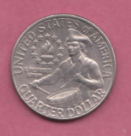 USA, 1976-  Quarter Dollar. Bicentennial Anniversary Of The United States Dclaration Of Indipendence, 1776-1976. - Commemoratives