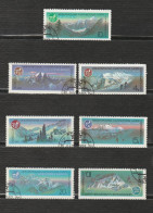 URSS - Lot De 7 Timbres Les Montagnes Année 1987 MiSU 5686 MiSU 5685 MiSU 5687 - 1986 - MiSU 5636 MiSU 5635 MiSU 5637 - Used Stamps