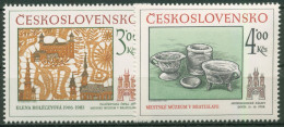 Tschechoslowakei 1985 Historische Motive Bratislava 2825/26 Postfrisch - Nuevos