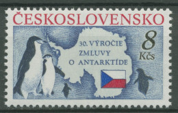 Tschechoslowakei 1991 Antarktisvertrag Pinguin 3086 Postfrisch - Nuevos