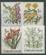 Tschechoslowakei 1990 Pflanzen Gartenblumen 3038/41 Postfrisch - Nuevos