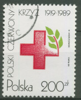 Polen 1989 Rotes Kreuz 3230 Gestempelt - Usati