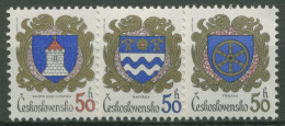 Tschechoslowakei 1985 Wappen Stadtwappen 2797/99 Postfrisch - Nuevos