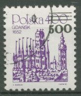 Polen 1989 Stadtansichten Danzig MiNr. 2752 Mit Aufdruck 3234 Gestempelt - Usati