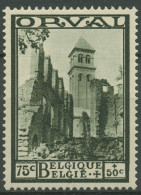Belgien 1933 Wiederaufbau Der Abtei Orval Laubengang U. Glockenturm 358 Mit Falz - Ungebraucht