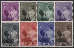Belgien 1937 Königin-Astrid-Erinnerungsfonds 443/50 Mit Falz - Neufs